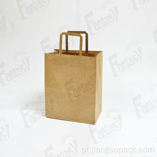 Bolsa bolsa de compras kraft papel embalagem saco